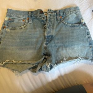 Madewell relaxed denim shorts NWOT